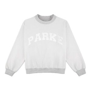 Parke Women's Gray Crewneck- Inside out Reversible Collection